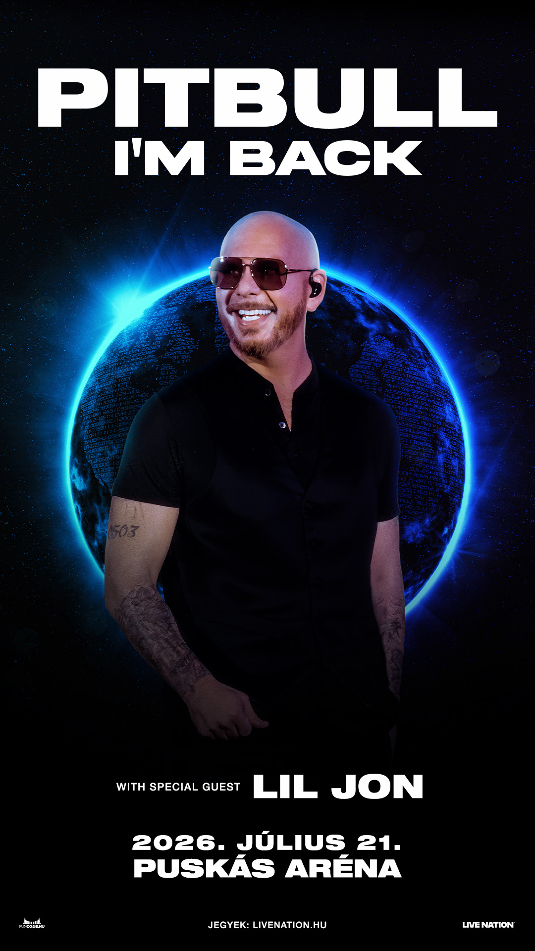 Pitbull in the Puskas Arena